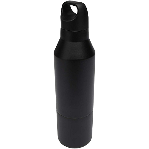 Odessy 600 ml RCS certified recycled stainless steel insulated bottle with 300 ml cup 1