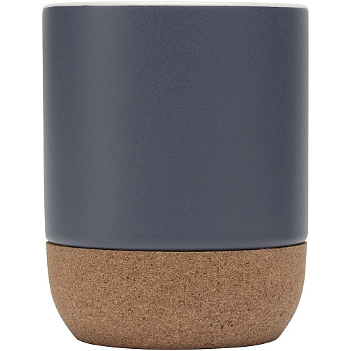 Billie 300 ml ceramic mug with cork details and matt finish 3
