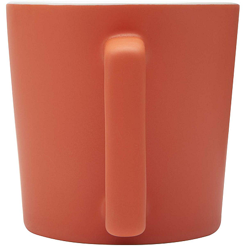 Cali 370 ml ceramic mug with matt finish 4