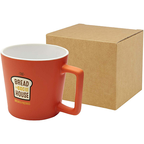 Cali 370 ml ceramic mug with matt finish 2