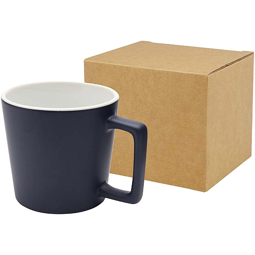 Cali 370 ml ceramic mug with matt finish 1