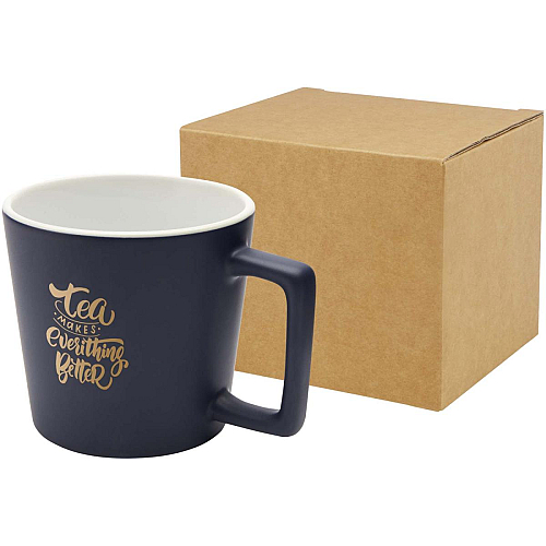 Cali 370 ml ceramic mug with matt finish 2