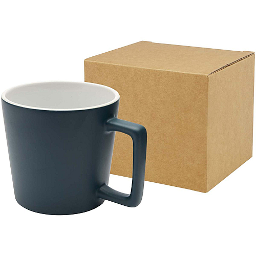 Cali 370 ml ceramic mug with matt finish 1
