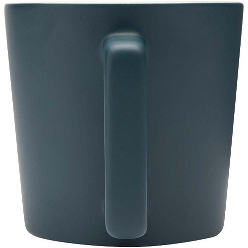 Cali 370 ml ceramic mug with matt finish 4