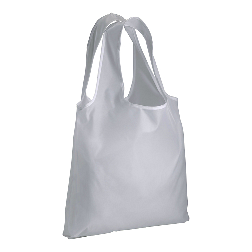 190t polyester foldable shopping bag with gusset and long handles 1