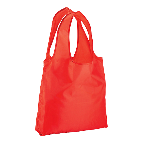 190t polyester foldable shopping bag with gusset and long handles 1