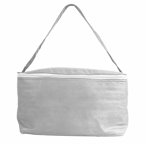 Non-woven fabric cooler bag with silver interior 2