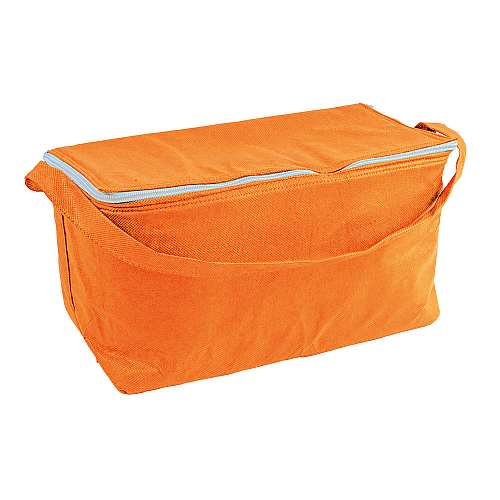 Non-woven fabric cooler bag with silver interior 1