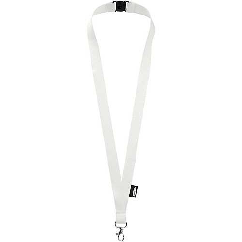 Tom recycled PET lanyard with breakaway closure 1