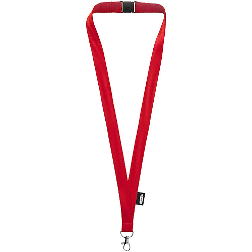 Tom recycled PET lanyard with breakaway closure 1