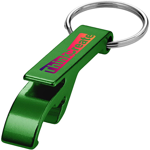Tao RCS recycled aluminium bottle and can opener with keychain  2