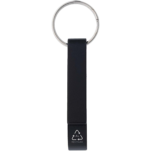 Tao RCS recycled aluminium bottle and can opener with keychain  3