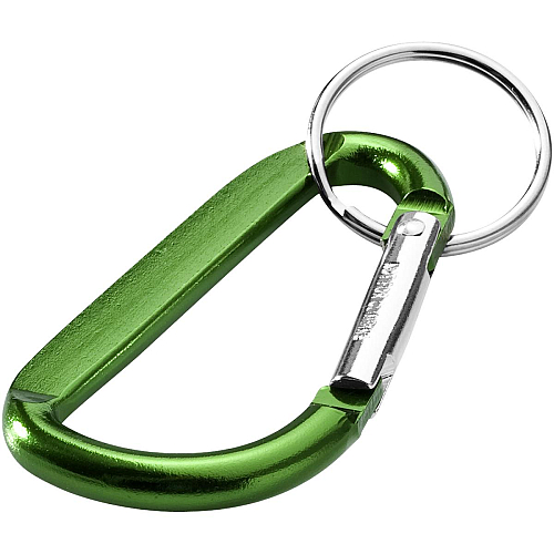 Timor RCS recycled aluminium carabiner keychain 1