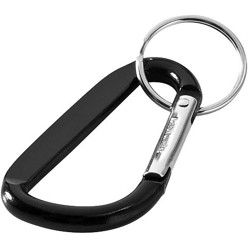Timor RCS recycled aluminium carabiner keychain 1