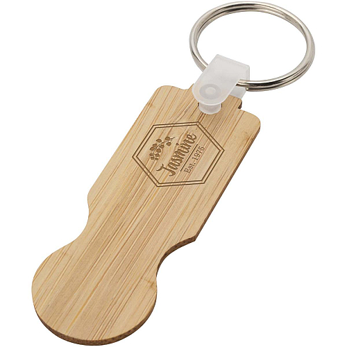 Ronan bamboo trolley keychain 2