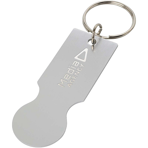 Rhea shopping cart keyring 2