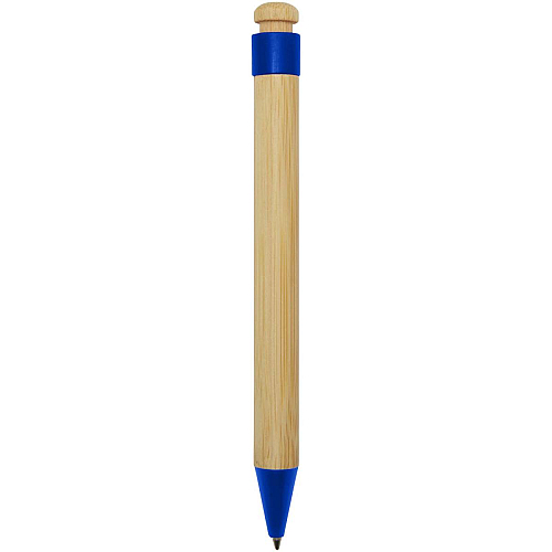 Rattan bamboo and recycled plastic ballpoint pen (black ink) 4