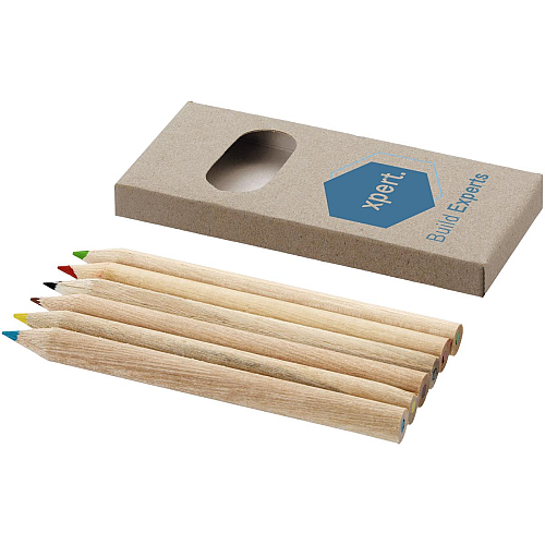 Ayola 6-piece coloured pencil set 2