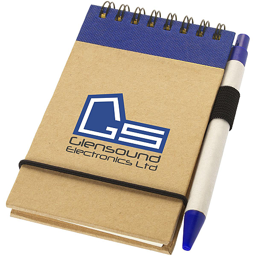 Zuse A7 recycled jotter notepad with pen 2