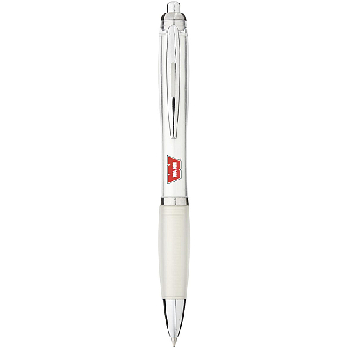 Nash ballpoint pen with coloured barrel and grip 3