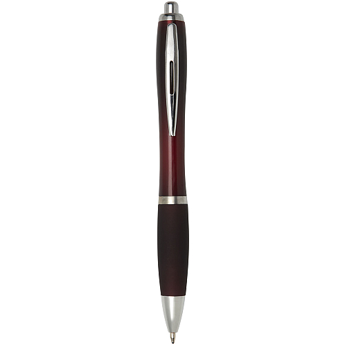 Nash ballpoint pen with coloured barrel and grip 1