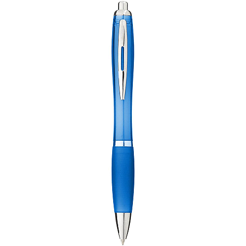 Nash ballpoint pen coloured barrel and grip (blue ink) 1