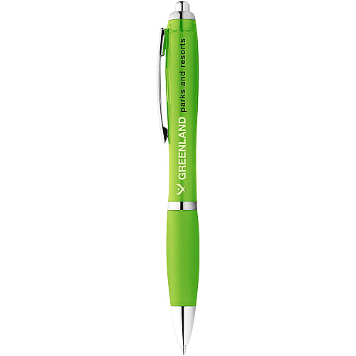 Nash ballpoint pen coloured barrel and grip (blue ink) 2