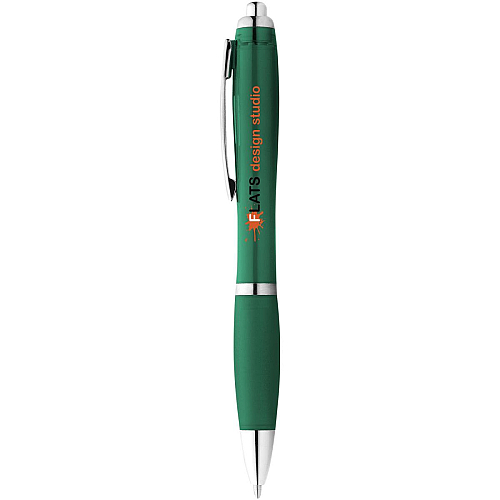 Nash ballpoint pen coloured barrel and grip (blue ink) 2
