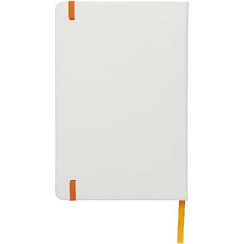 Spectrum A5 white notebook with coloured strap 4
