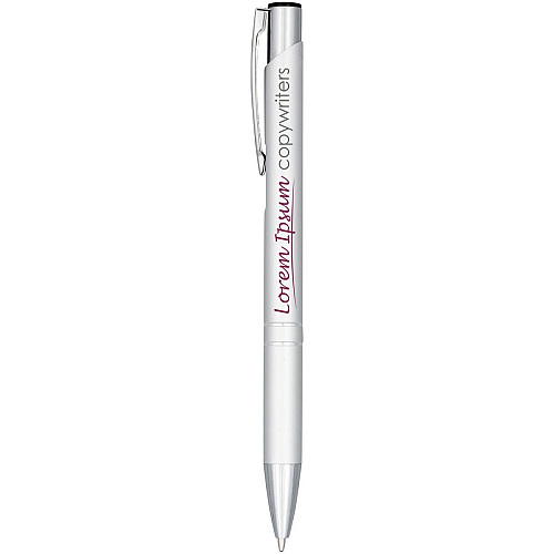 Moneta anodized aluminium click ballpoint pen (blue ink) 2
