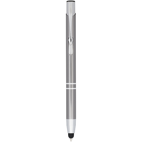 Moneta anodized aluminium click stylus ballpoint pen 1