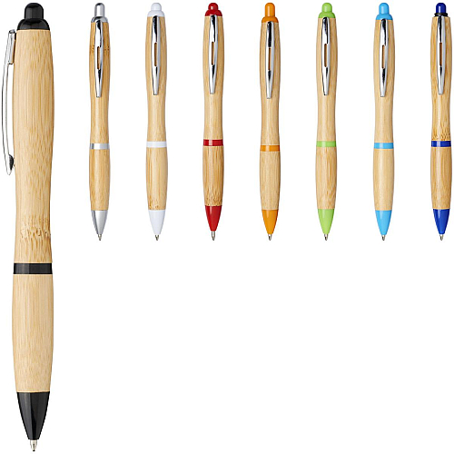 Nash bamboo ballpoint pen (blue ink) 1