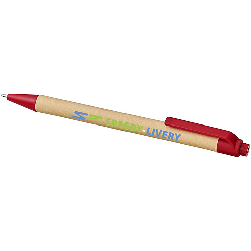 Berk recycled carton and corn plastic ballpoint pen (black ink) 2