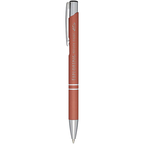Moneta soft touch ballpoint pen (black ink) 2