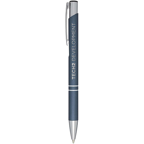 Moneta soft touch ballpoint pen (black ink) 2