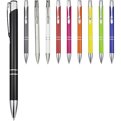 Moneta aluminium click ballpoint pen (black ink) 1