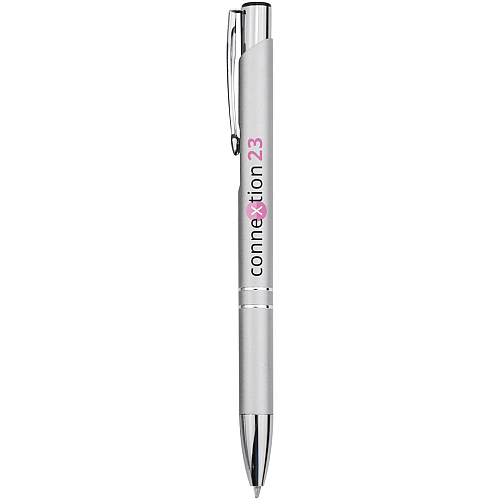 Moneta aluminium click ballpoint pen (black ink) 2