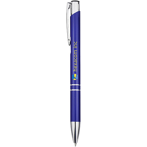 Moneta aluminium click ballpoint pen (black ink) 2