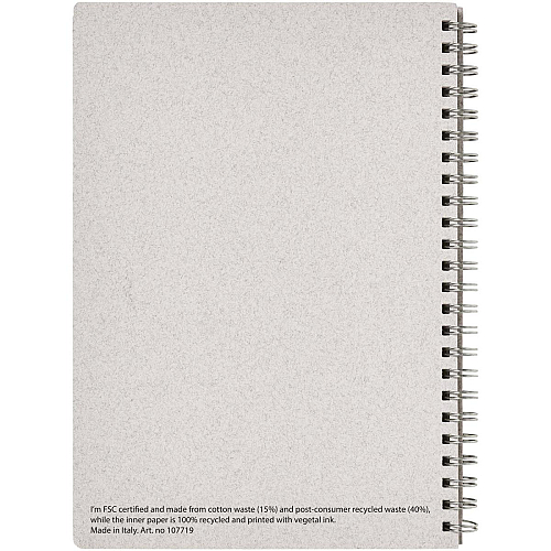 Bianco A5 size wire-o notebook 4