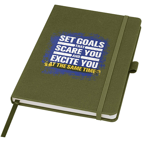 Honua A5 recycled paper notebook with recycled PET cover 2