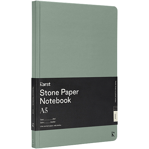 Karst® A5 stone paper hardcover notebook - lined 1