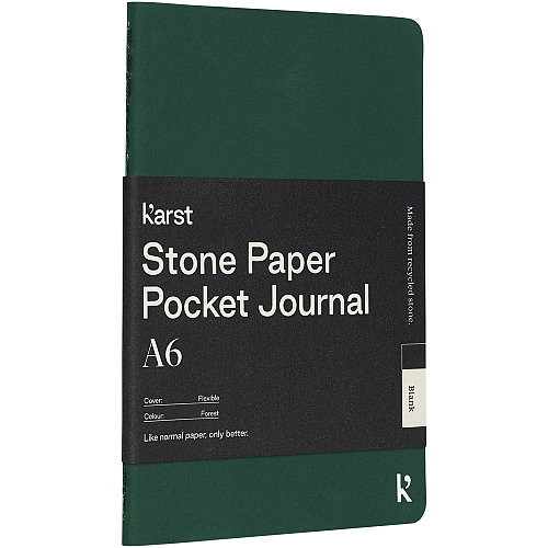 Karst® A6 stone paper softcover pocket journal - blank 1