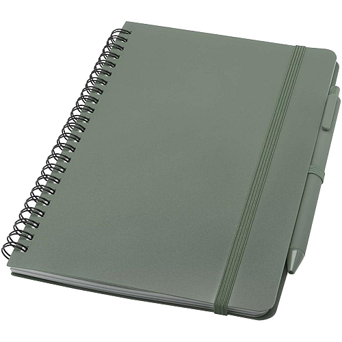Thalaasa A5 ocean-bound hard cover notebook with ballpoint pen (black ink) 1