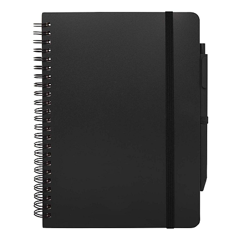 Thalaasa A5 ocean-bound hard cover notebook with ballpoint pen (black ink) 3