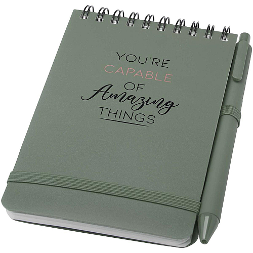 Thalaasa A6 hard cover ocean-bound notebook with ballpoint pen (black ink) 2