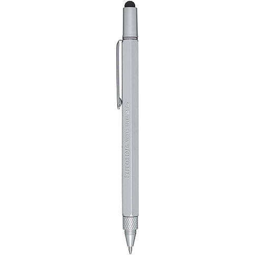 Dora recycled aluminium multifunctional pen (black ink) 2