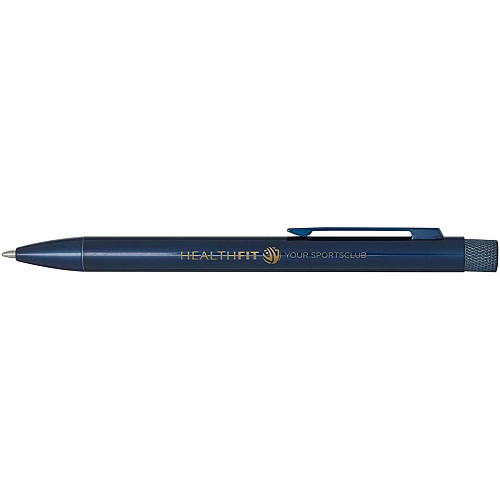 Beatriz recycled brass ballpoint pen (blue ink) 2