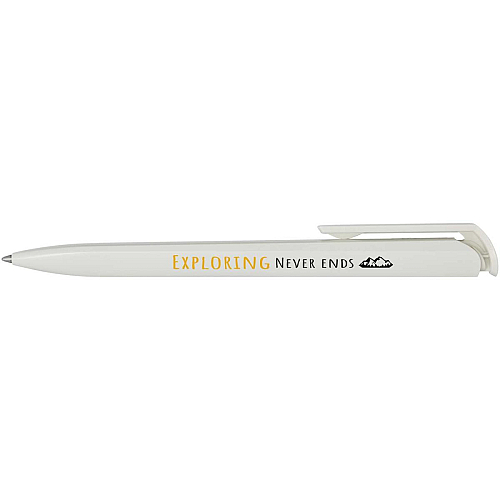 Lucia recycled plastic ballpoint pen (blue ink) 2
