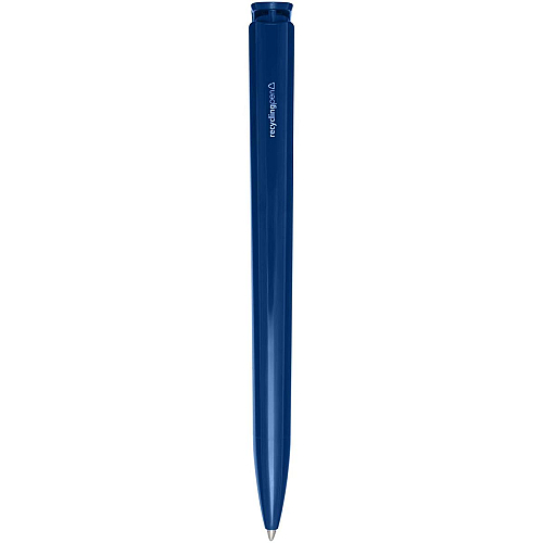 Lucia recycled plastic ballpoint pen (blue ink) 4