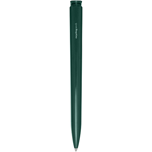 Lucia recycled plastic ballpoint pen (blue ink) 4